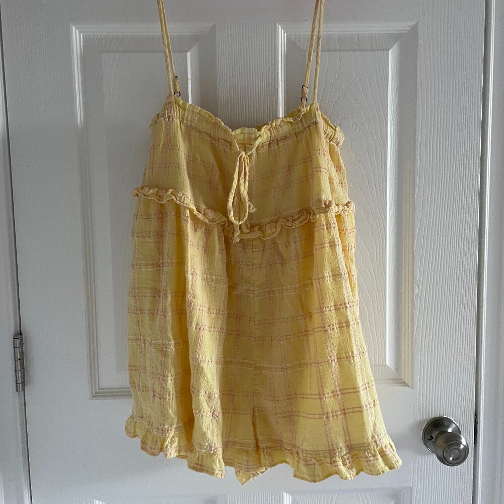 Urban Outfitters Yellow Playsuit Romper